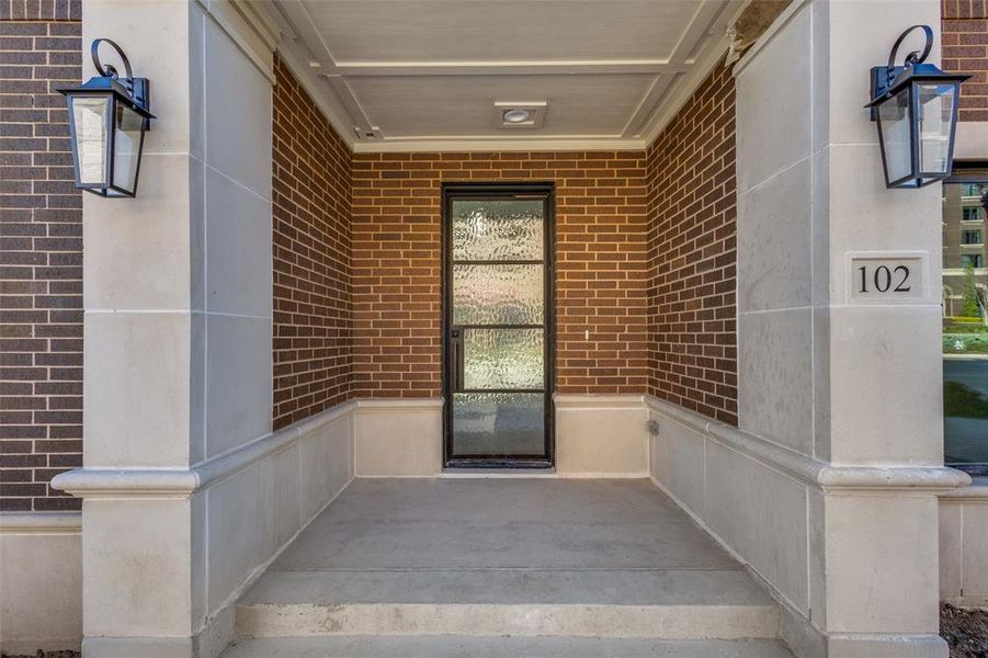 Image of 8 foot door and entry similar to home currently listed for sale.