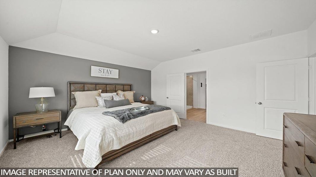 Furnished interior view inside a new home in Granger Pines, Conroe (Image 15).