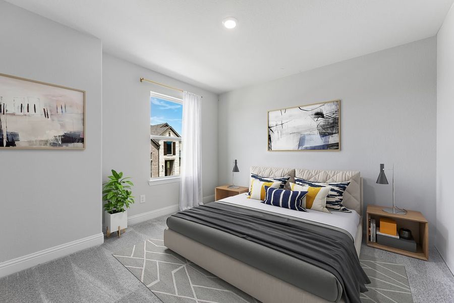 Representative furnished interior of a home built from the Mercer by Taylor Morrison in The Ranch at Uptown Celina 40s, Celina (Image 15). Representative furnished interior of a home built from the Mercer by Taylor Morrison in The Ranch at Uptown Celina 40s, Celina (Image 15).