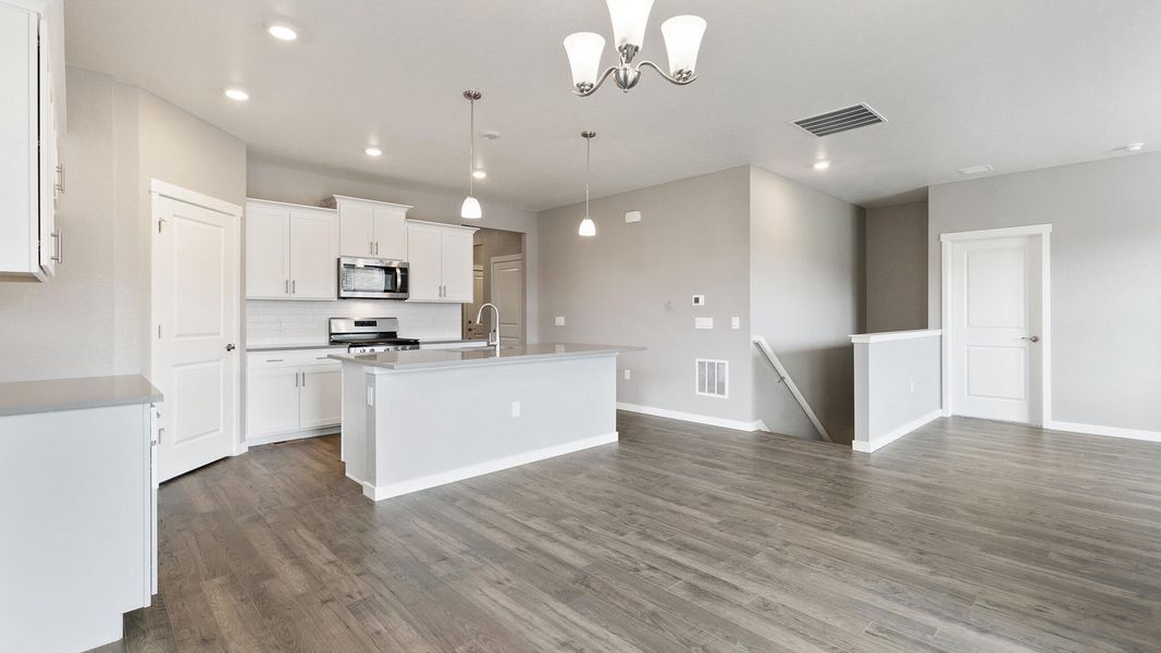 Furnished interior view inside a new home in Spring Valley Ranch, Elizabeth (Image 7).