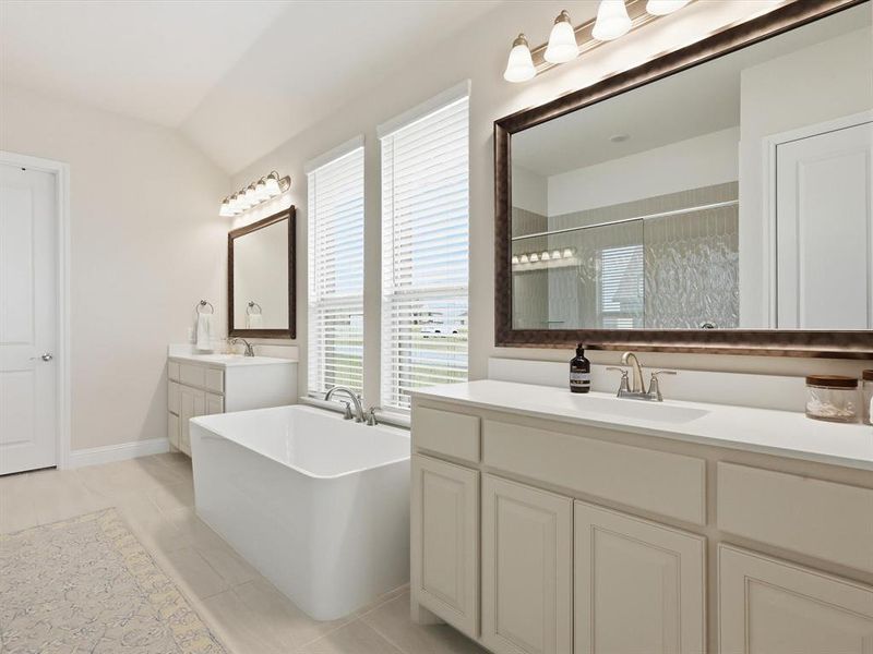 Furnished interior view inside a new home in , New Fairview (Image 27).