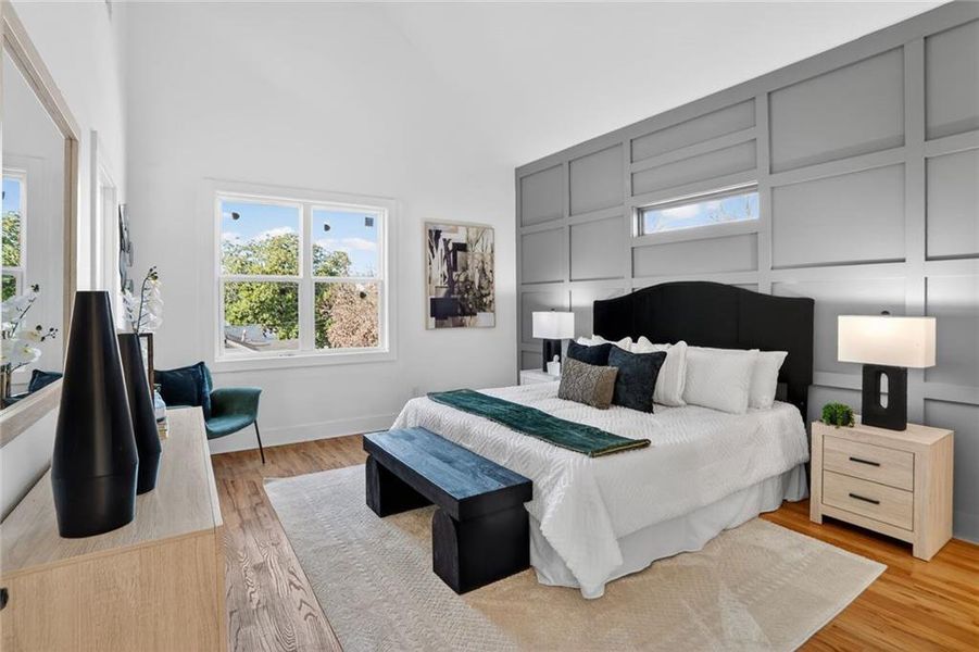 Furnished interior view inside a new home in , Atlanta (Image 14).