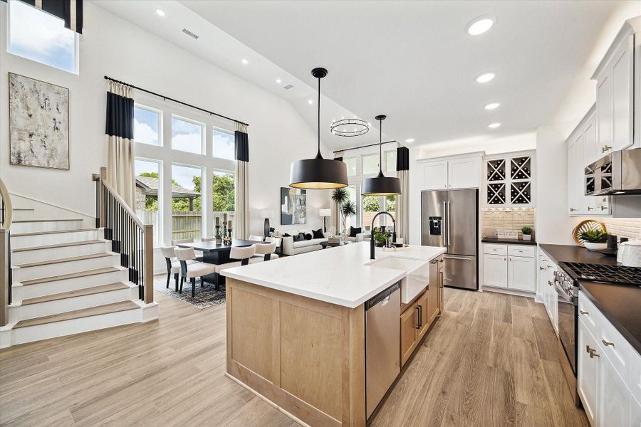 Furnished interior view inside a new home in Sienna, Missouri City (Image 9). Furnished interior view inside a new home in Sienna, Missouri City (Image 9).
