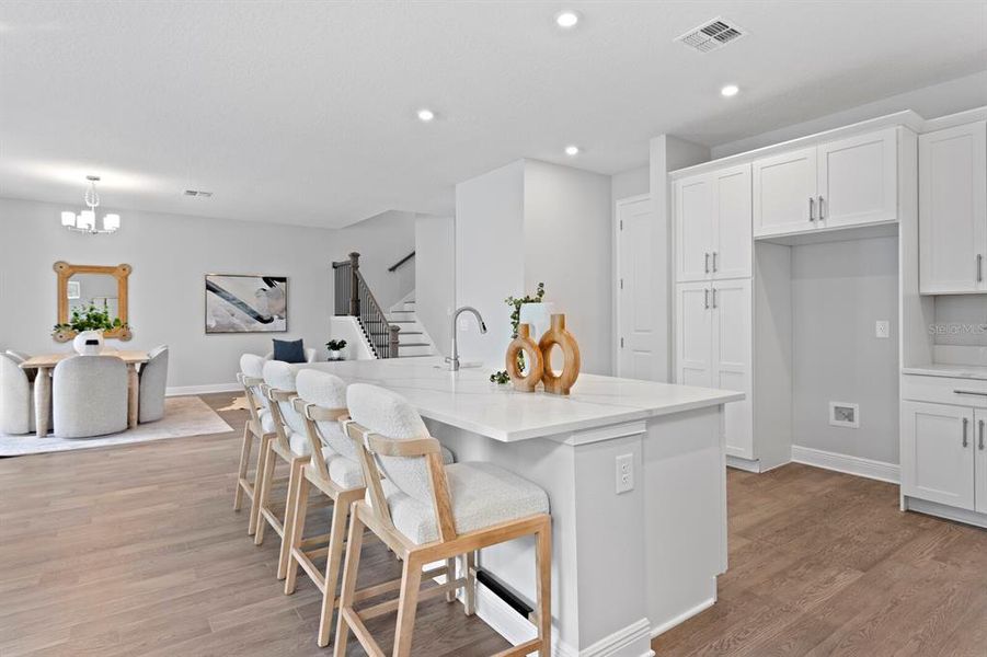 Furnished interior view inside a new home in , Tampa (Image 22).