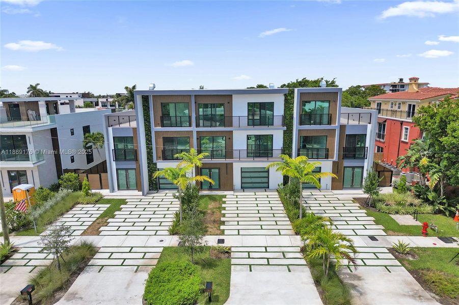 Front exterior of a new home in , Fort Lauderdale, FL, highlighting curb appeal (Image 1). Front exterior of a new home in , Fort Lauderdale, FL, highlighting curb appeal (Image 1).