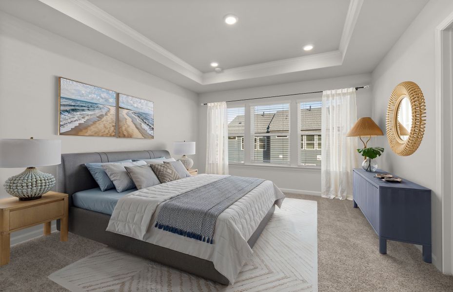 Representative furnished interior of a home built from the Broxton by Pulte Homes in Mailman Post, Knightdale (Image 11).