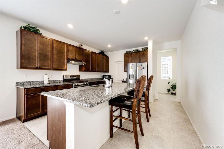 Furnished interior view inside a new home in Painted Prairie, Aurora (Image 27).
