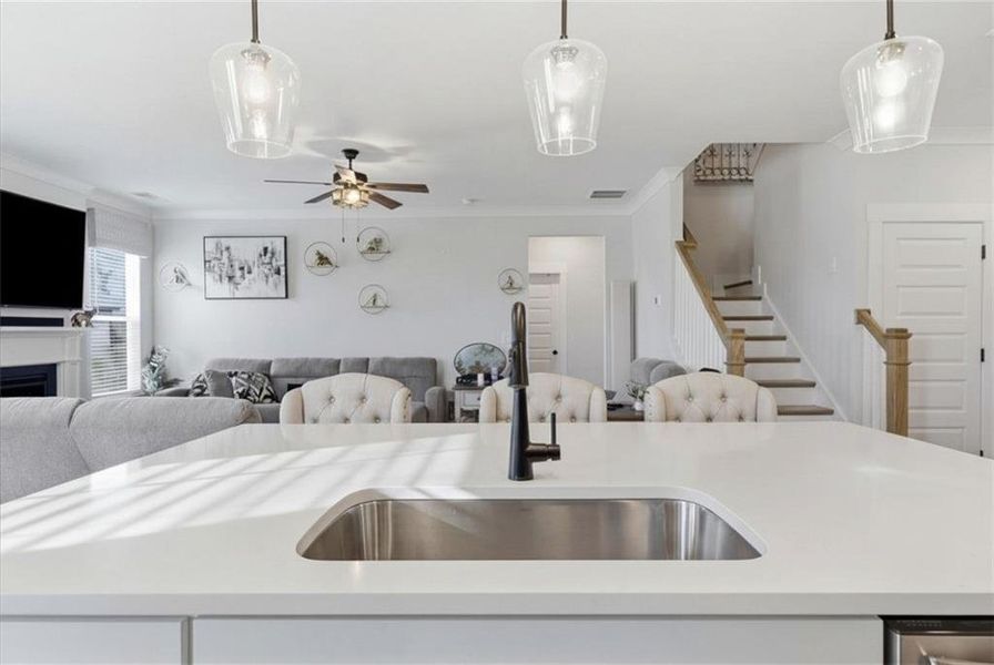 Close-up of interior finishes inside a home in , Hoschton (Image 20).