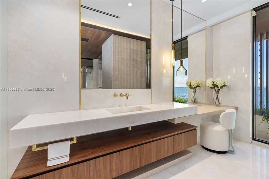 Furnished interior view inside a new home in , North Miami (Image 43).