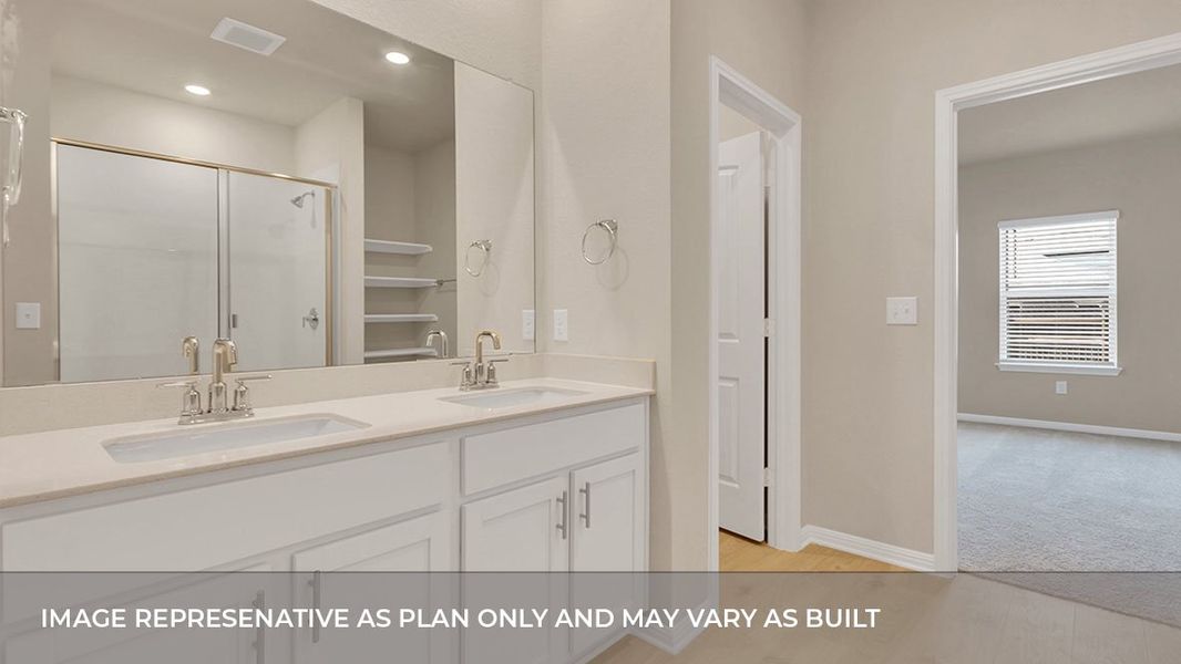 Furnished interior view inside a new home in Bar W Ranch, Leander (Image 11).