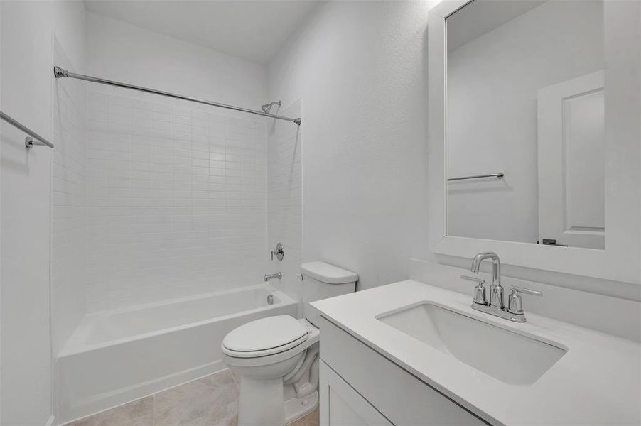 Furnished interior view inside a new home in Aspire at Reunion, Newark (Image 14).