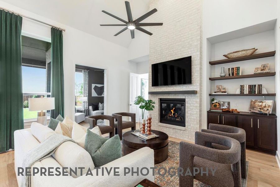 Furnished interior view inside a new home in COLTON, Todd Mission (Image 13).
