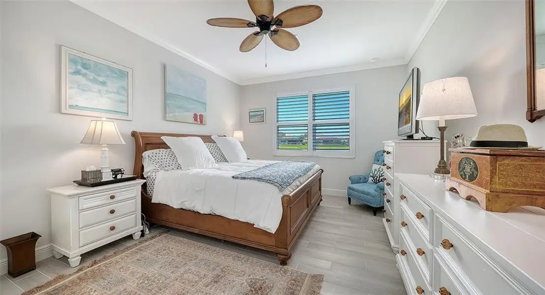 Furnished interior view inside a new home in LakeHouse Cove at Waterside, Sarasota (Image 16). Furnished interior view inside a new home in LakeHouse Cove at Waterside, Sarasota (Image 16).