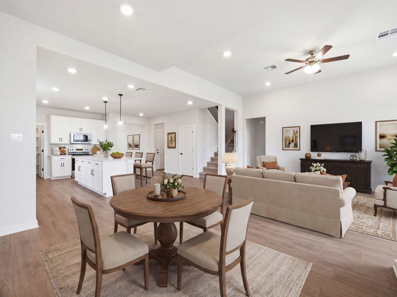 Representative furnished interior of a home built from the Cascade by Beazer Homes in Legacy Hills, Rio Medina (Image 5).