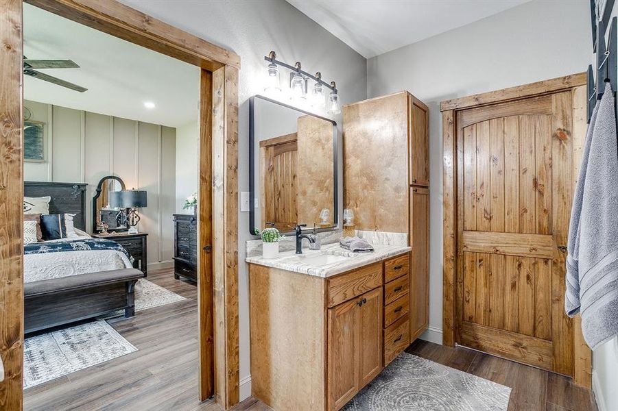 Furnished interior view inside a new home in , Blum (Image 12).