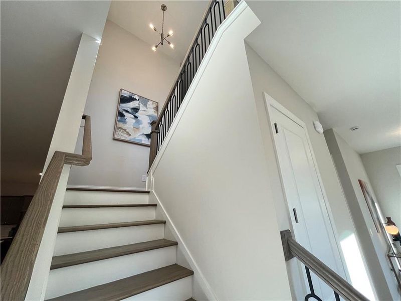 Furnished interior view inside a new home in Liberty Springs, Woodstock (Image 14). Furnished interior view inside a new home in Liberty Springs, Woodstock (Image 14).