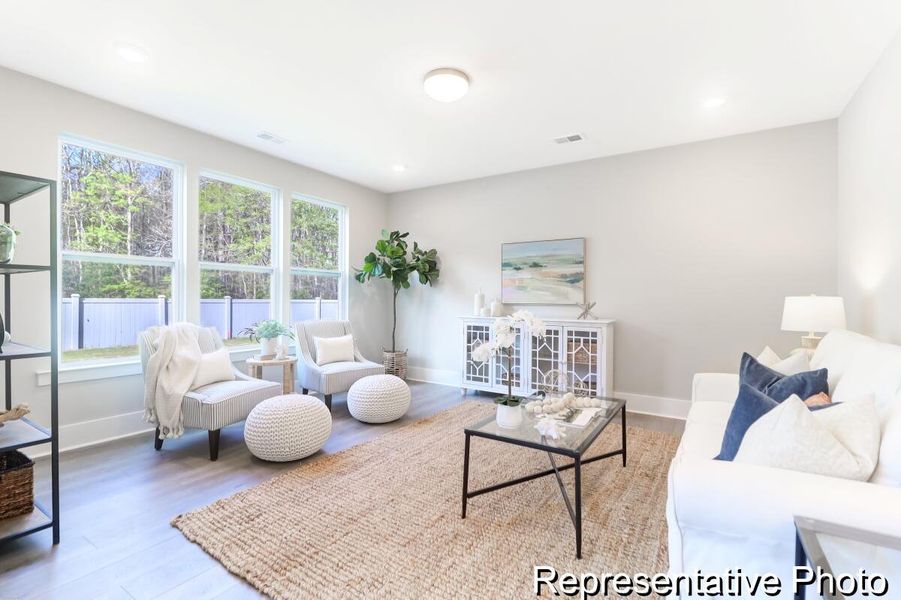 Furnished interior view inside a new home in , Ravenel (Image 5). Furnished interior view inside a new home in , Ravenel (Image 5).