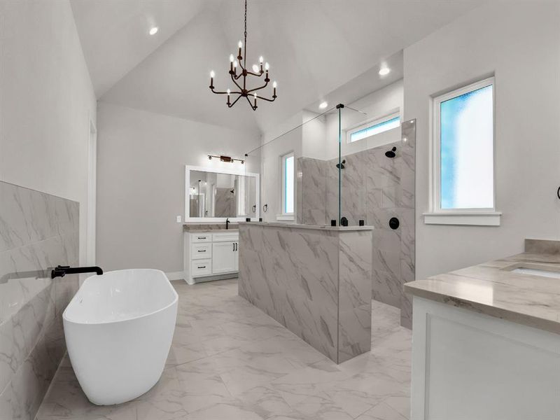 Furnished interior view inside a new home in , Weatherford (Image 9).