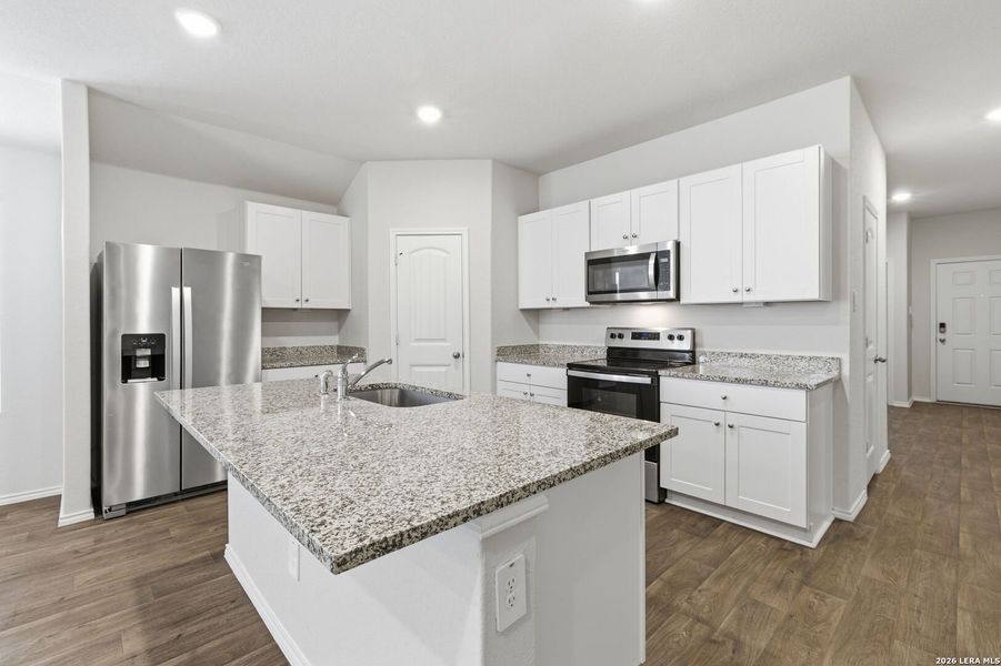 Furnished interior view inside a new home in Arroyo Ranch, Seguin (Image 8).