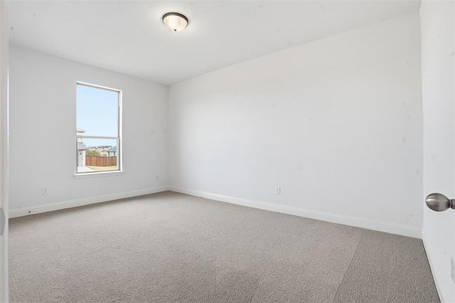 Spacious, unfurnished interior of a new home in Wildcat Ridge, Godley (Image 33). Spacious, unfurnished interior of a new home in Wildcat Ridge, Godley (Image 33).