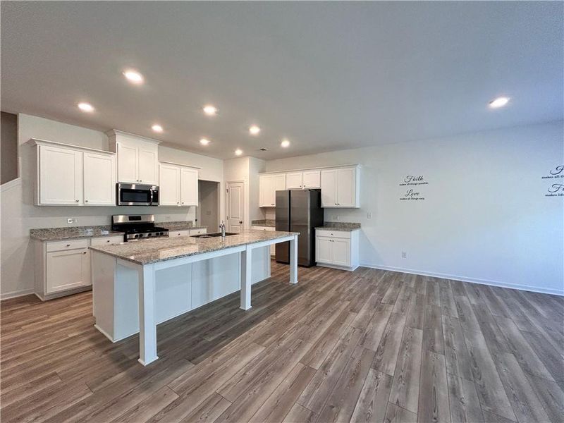 Furnished interior view inside a new home in , Suwanee (Image 10).