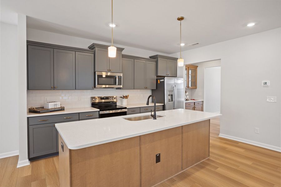 Furnished interior view inside a new home in Renaissance at White Oak, Garner (Image 9).