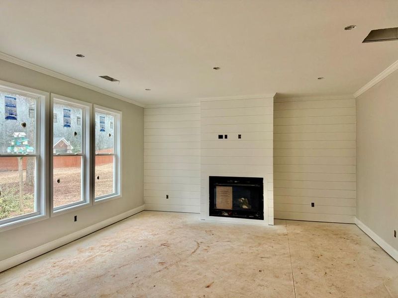 In-progress construction of a new home in , Sugar Hill, GA (Image 10).