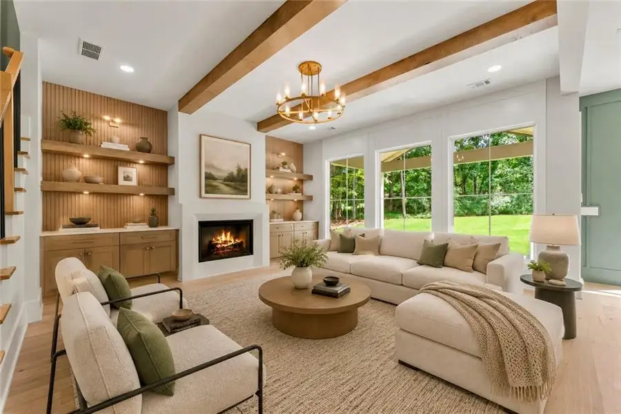 Furnished interior view inside a new home in , Cumming (Image 43).