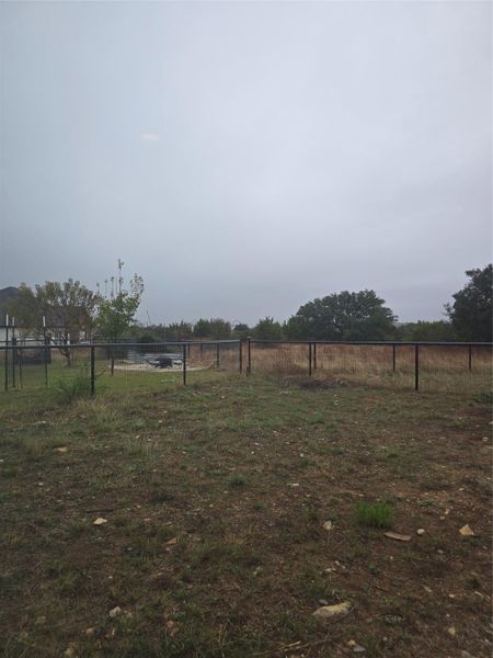 View of yard featuring a view of rural / pastoral area