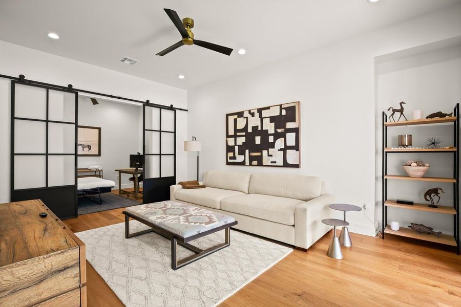 Furnished interior view inside a new home in , Austin (Image 18).
