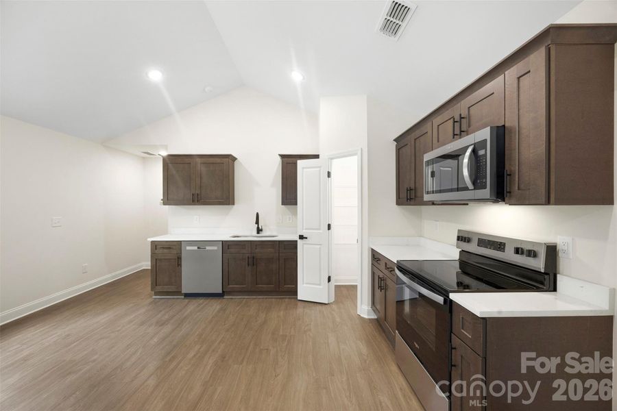 Furnished interior view inside a new home in , Albemarle (Image 9).