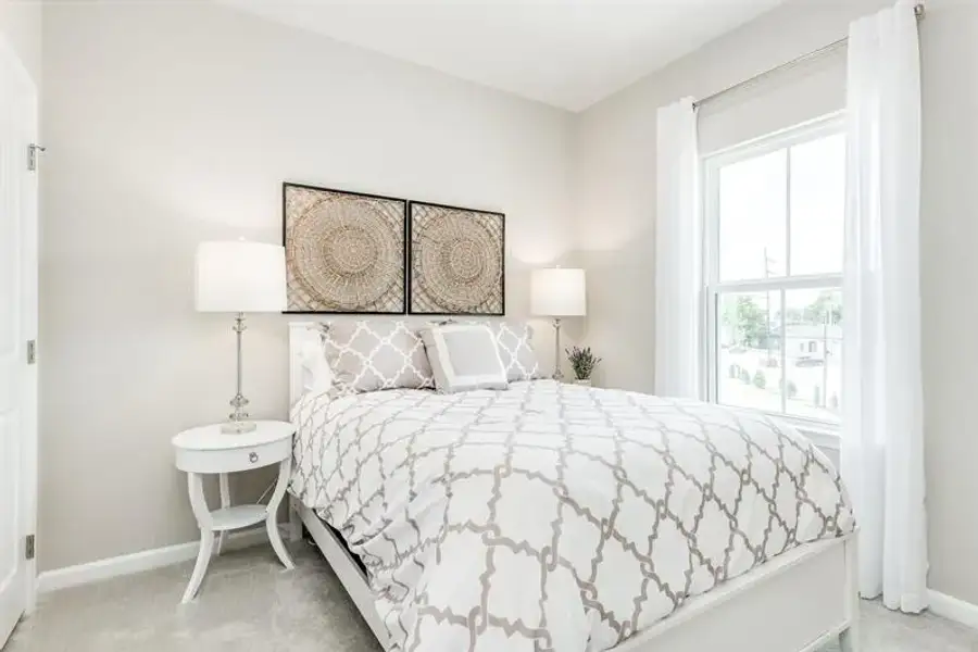 Representative furnished interior of a home built from the Beethoven Front Entry by Ryan Homes in The Towns at Millwood, Charlotte (Image 12).