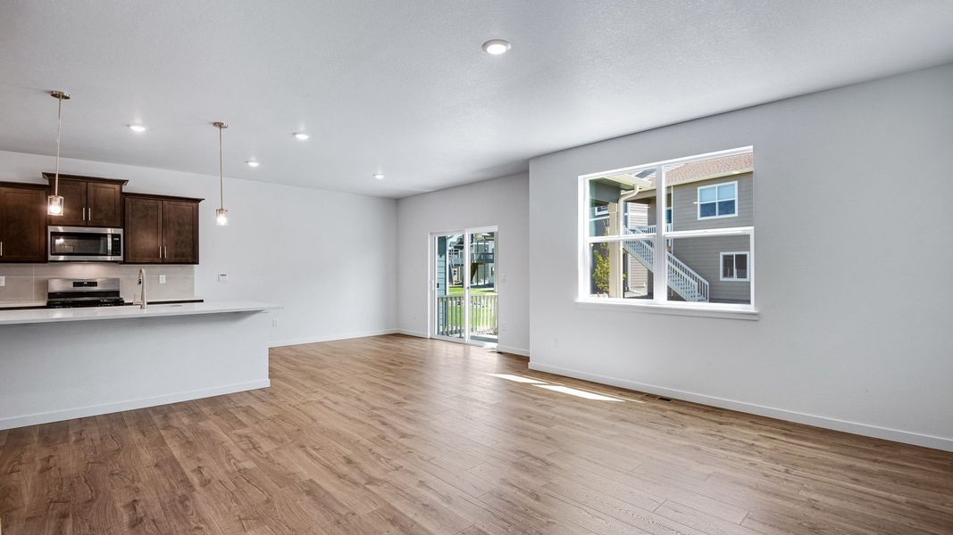 Spacious, unfurnished interior of a new home in Trails at Crowfoot, Parker (Image 23).