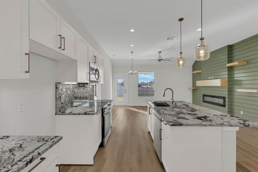 Furnished interior view inside a new home in , Grand Prairie (Image 6).