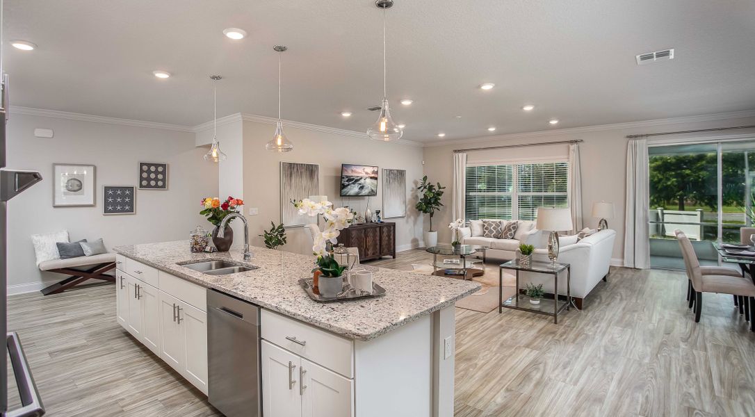Representative furnished interior of a home built from the Oak by Maronda Homes in Port St. John, Cocoa (Image 11).