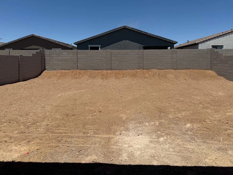 Large backyard Large backyard