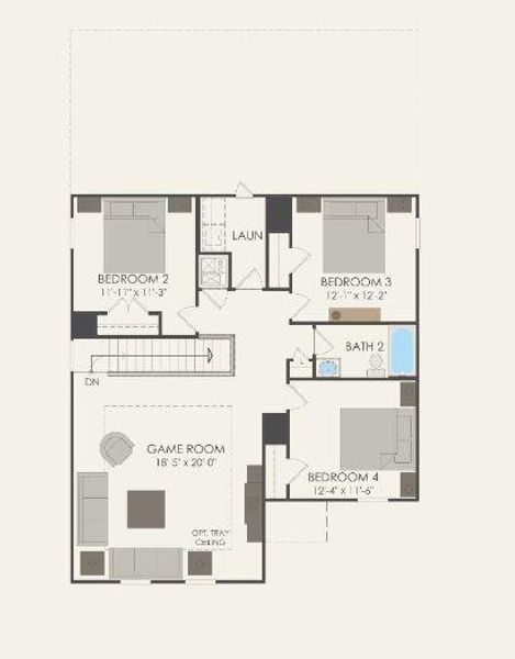 Pulte Homes, Granville floor plan