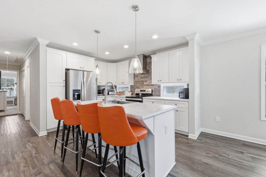 Furnished interior view inside a new home in , Walterboro (Image 6).