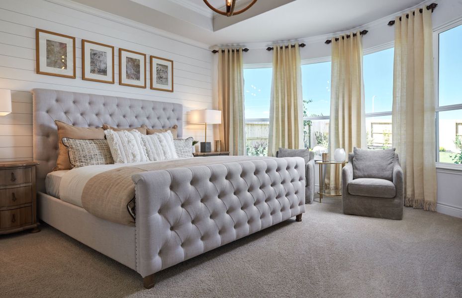 Furnished interior view inside a new home in Horizon Ridge, San Antonio (Image 8). Furnished interior view inside a new home in Horizon Ridge, San Antonio (Image 8).