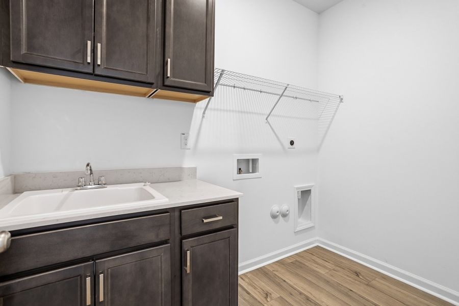 Furnished interior view inside a new home in Ovation at Sweetbrier, Durham (Image 11).