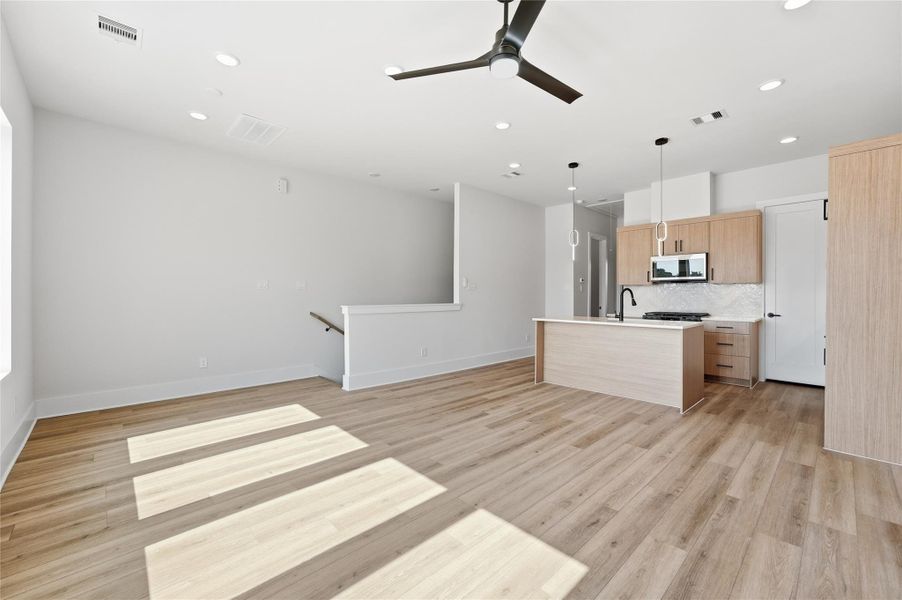 Elevated Living Plan - Living and Primary Suite on 2nd Floor Elevated Living Plan - Living and Primary Suite on 2nd Floor