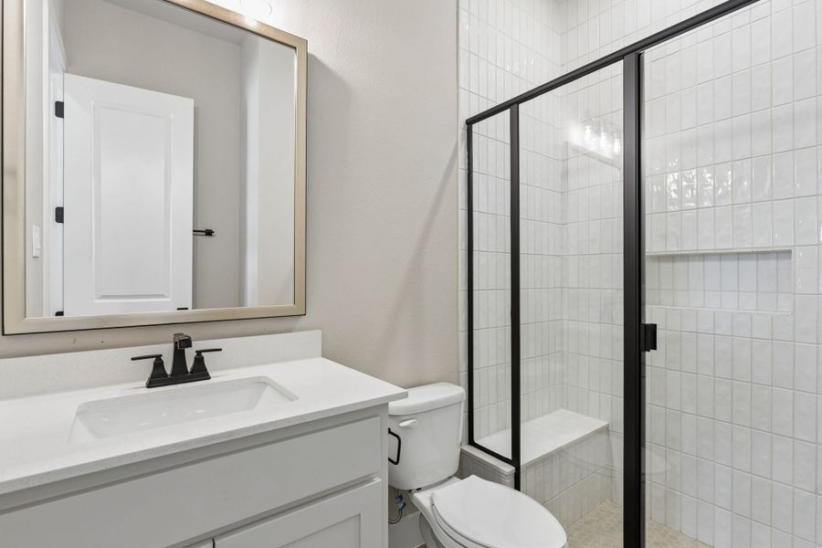 Furnished interior view inside a new home in Mosaic – 70′ Lots, Prosper (Image 12).