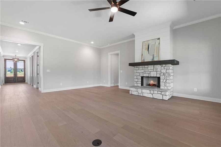 Spacious, unfurnished interior of a new home in , Greensboro (Image 17).