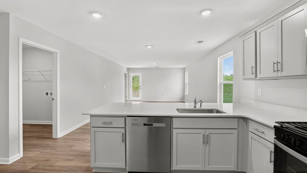 Furnished interior view inside a new home in Tyger Pines, Moore (Image 10).