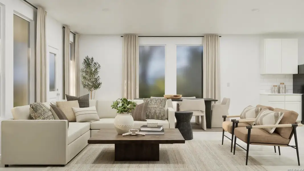 Furnished interior view inside a new home in Grace Valley, Cibolo (Image 14).