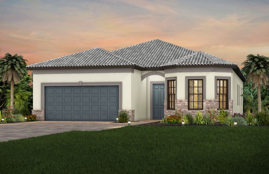 Exterior FM2 with optional stone