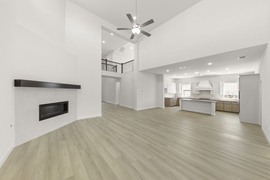 Spacious, unfurnished interior of a new home in The Reserve at Spiritas Ranch, Little Elm (Image 22). Spacious, unfurnished interior of a new home in The Reserve at Spiritas Ranch, Little Elm (Image 22).