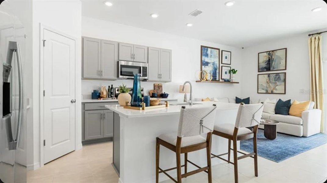 Furnished interior view inside a new home in The Towns at Tiburon, Nokomis (Image 10). Furnished interior view inside a new home in The Towns at Tiburon, Nokomis (Image 10).