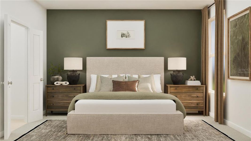 Furnished interior view inside a new home in Wellness Ridge: Classic Collection, Clermont (Image 7).