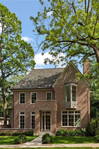 Front exterior of a new home in , Atlanta, GA, highlighting curb appeal (Image 27). Front exterior of a new home in , Atlanta, GA, highlighting curb appeal (Image 27).